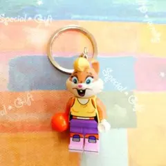 ローラ★バニー★ルーニー★バスケット★ブロックキーホルダー★アメキャラ