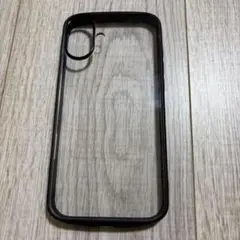 iPhone 16Plus カバー　透明&黒