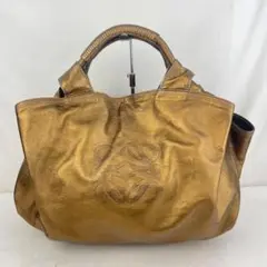 ロエベ アナグラム ナッパアイレ レザー トートバッグ ブランド ハンドバック