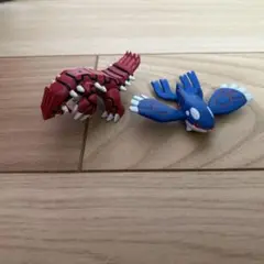 TOMY ポケモンマスコットホルダー グラードン　カイオーガ キーホルダー