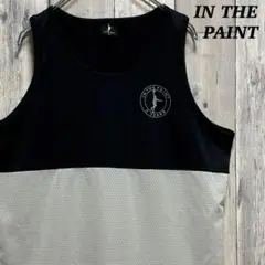インザペイント　IN THE PAINT タンクトップ 黒/グレー　L