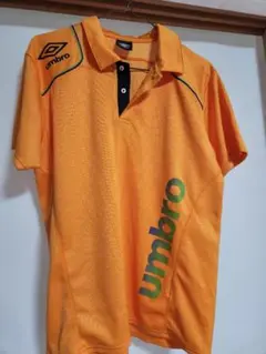 umbro オレンジ ポロシャツ