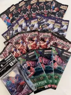 【未開封】ワンピースカード21パック スリーブセット