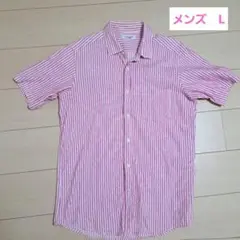 BLUE LABEL　半袖シャツ　L　メンズ　ユナイテッドアローズ　ピンク