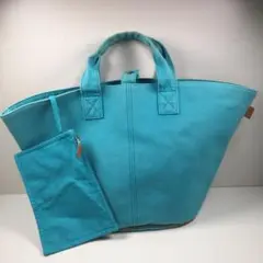 エルメス パニエドプラージュ PM ライトブルー トートバッグ ハンドバッグ HERMES エルメス パニエドプラージュ PM トートバッグ コットン