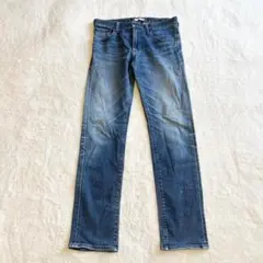UNIQLO　32インチ　スリムフィットジーンズ　ブルーデニム　メンズL相当