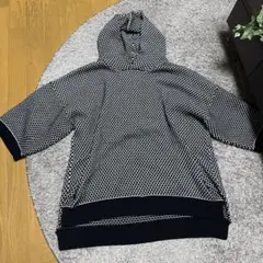 カンビオ cambio アンゲネームangenehm パーカー 黒✖️白 サイズM