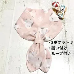 447 ＊ピンク シマエナガ＊ネッククーラー＊手ぬぐい＊保冷剤＊ハンドメイド