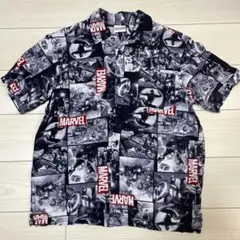 MARVEL コミックスタイル 半袖シャツ L