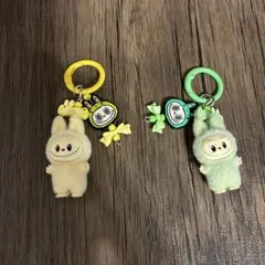 新品未使用 ラブブ チャーム付きキーホルダー