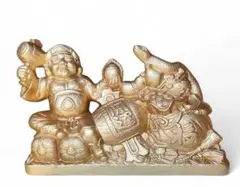 【美品】巳年 七福神 置物 大黒天 縁起物 金運 商売繁盛 縁結び 風水 財運