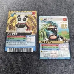 7 デジモンカードα　メルクリモン　旧デジモンカード　パンダモン