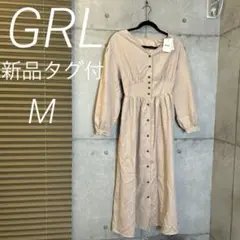 激安価格GRL jh44 新品タグ付き ワンピース 春～ 長袖 Msize