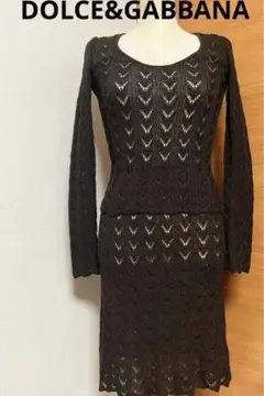 美品DOLCEu0026GABBANA クロシェニット セットアップ