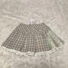 KPチェック柄スカート 100cm