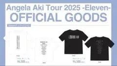 アンジェラ・アキ Tour 2025 -Eleven- グッズ　ナンバーTシャツ