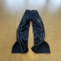 90-00s NIKE 銀タグ　ワイドトラックパンツ　ジッパー　Y2K テック