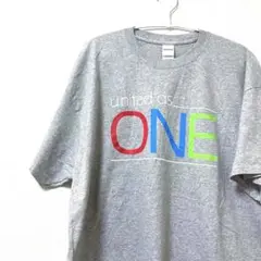 GILDAN ギルダン united us ONE Tシャツ　グレー　灰色　XL