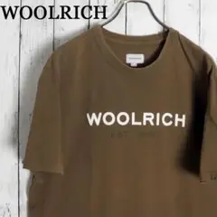WOOL RICH ウールリッチ センタービッグロゴ＆刺繍 Tシャツ