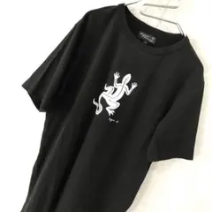 アニエスベー ビッグロゴ Tシャツ ブラック×ホワイト 2
