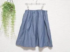 ☆ Ballsey (38/M) ミディ丈 フレア スカート ブルー