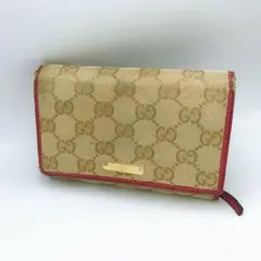【正規品】 GUCCI グッチ 折財布 レディース ピンク