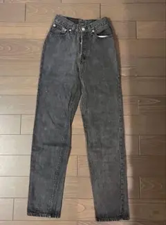 vintage ダークグレーデニム