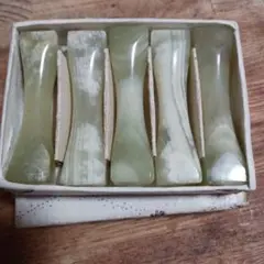 翡翠製 箸置き 5個セット