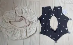 アイボリーとダークグレーのスタイセット