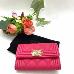 CHANEL シャネル ボーイシャネル カードケース コインケース