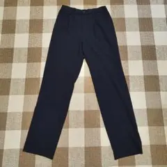 UNIQLO◆タックワイドパンツ◆ネイビー◆Sサイズユニクロ