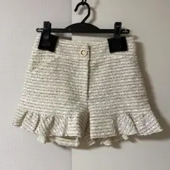 マニアニエンナ ツイードショートパンツ MANIANIENNA manielle