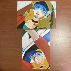 【未使用】戦国魔神ゴーショーグン　レミー島田　ポストカード　２枚