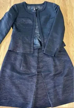 【MK ミッシェルクラン】スカートスーツ 黒 40