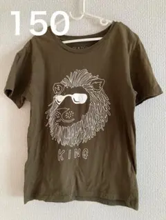【値下げ】GLAZOS キング ライオンTシャツ 150