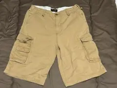 Abercrombie & Fitch カーゴハーフパンツ32㌅茶系中古