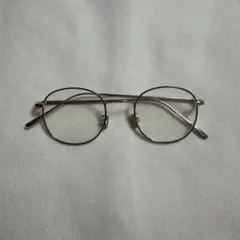 NICE CLAUP ファッション ラウンドメガネ