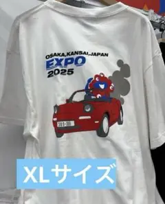 大阪 万博 expo ミャクミャク ロードスター Tシャツ XL 白