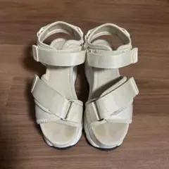 snidel スニーカーソールサンダル アイボリー Sサイズ
