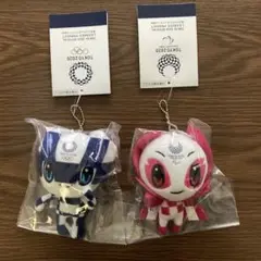 東京2020 オリンピックマスコット ぬいぐるみSS ミライトワ、ソメイティ