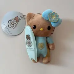 ハローキティ　カハラホテル　日焼け　ぬいぐるみ　キーホルダー　マスコット