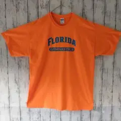 GILDAN 　FLORIDAGYMNASTICS 　Tシャツ XL 　オレンジ