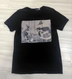 ディズニー メンズМ H＆Mミッキーマウス プリントTシャツ Disney