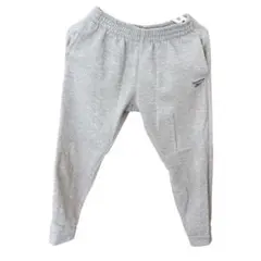 送料無料❣️Reebok グレー ジャージパンツ【L】