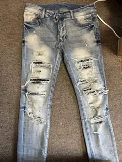 mnml ダメージ加工デニムパンツ サイズ30
