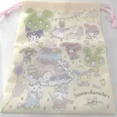 サンリオキャラクターズ巾着 サンリオうさぎ