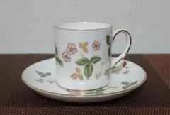【良品】ウェッジウッド・ワイルドストロベリーカップu0026ソーサー