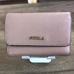 FURLA ピンク 三つ折り財布