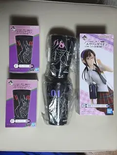エヴァンゲリオン カップ 2個セット　フィギュア1体