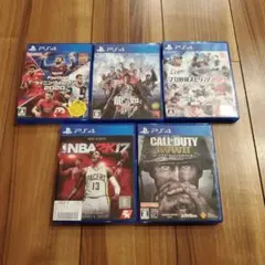 PS4ゲームソフト5本セット